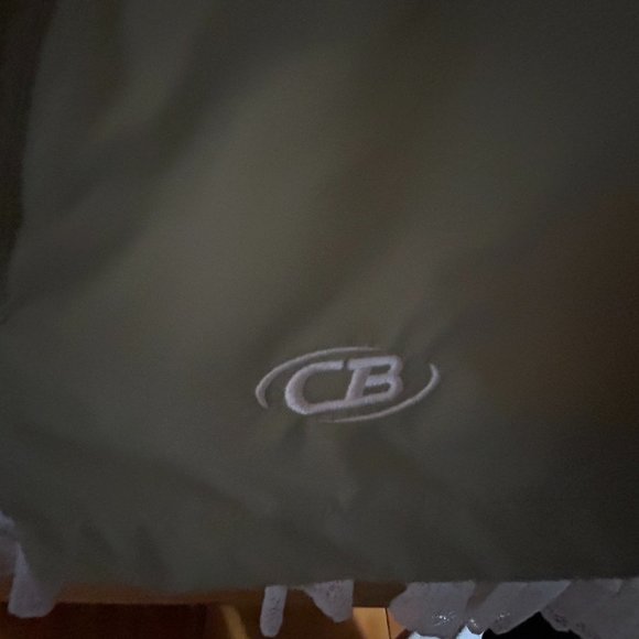 CB Sports Jacket Unisex Light Olive Green Windbreaker 100% Nylon NWOT - Picture 12 of 13